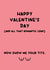 Rude and funny Valentine's card - Now me your tits! Cheeky! created by Jasmin