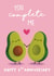 Cute 6th anniversary card - for significant other - you complete me created by Sophie Kent Illustration