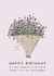 Pretty Birthday Card - For Mum - Huge Bouquet - All The Flowers In The World created by Larry the Match