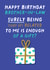 Funny Birthday Card For Brother-In-Law - Present - Enough of a Gift created by Pixie Studio