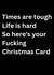Rude sweary Christmas card created by DIanne Richardson