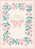 Pretty Butterfly Birthday Card - Flowers - Floral created by Paperlink and Meraki Greeting Cards