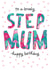 Pretty Birthday Card - To a lovely Stepmum created by The Boy and the Bear