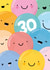 Funny 30th Birthday Card - Happy Balloons created by Fliss Muir