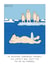 Funny Polar Bear Card - Tip Of An Iceberg - Rude Joke created by Paperlink and Meraki Greeting Cards