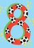 Classic 8th Birthday Card - Football - 8 Years Old Today created by Paperlink and Meraki Greeting Cards