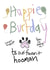 Funny Birthday Card from Pets - Happie Burfday to our Favorit Hooman created by Pip & Elwood
