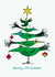 Quirky Christmas card - Incredible Tree Of Birds created by Paper Bird