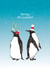 Cute Christmas card, penguins and mistletoe - Making Merry created by Paper Bird