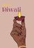 Pretty Happy Diwali Card - Mendhi/Henna Design created by Anika Mistry