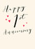 1st Anniversary Card - One Year Anniversary - Love created by Paperlink and Meraki Greeting Cards