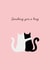 Sending you a hug - cute cats - perfect card to show a loved one that you care created by Paper Heart Designs