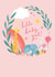 Cute Hello Baby Girl Card - Jungle Animals - New Baby created by Paperlink and Meraki Greeting Cards