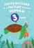 Cute Turtle Birthday Card - Nephew - 3 today! created by Pixie Studio