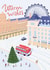 London Christmas card for travel lover created by Illustrated By Mabel