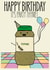 Cute Happy birthday card- it's party thyme! created by HotCrossPuns