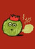 Funny Cartoon Christmas Card - Farting Sprout created by Cardinky