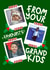 Cute Christmas Polaroid Photo Card - Favourite Grandkids created by Ludicrous Prints