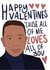 Romantic John Legend Valentines Card - All of me created by Drawgina