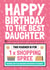 Shopping Spree Voucher Card - Best Daughter created by AbiGoLucky
