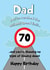 Cheeky Speed Limit Card - Happy 70th Dad! created by @Laura Lonsdale Designs