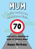 Cheeky National Speed Card - Happy 70th Birthday Mum! created by @Laura Lonsdale Designs
