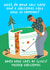 Funny Golfing Christmas card - Slicing created by patternmuse