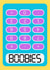 Funny Retro Calculator - "Boobies" Birthday Card created by The Marmalade Cat