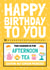 Cute Voucher Birthday Card - Afternoon Tea created by AbiGoLucky