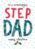 Heartfelt Typography Card - To a wonderful Step Dad Merry Christmas created by The Boy and the Bear