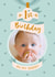 Cute Birthday Photo Card -1st Birthday as My Daddy created by The Pattern Press
