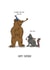 Funny Birthday Card - for Friends and Family - Celebrate Good Times created by the Kitten and the Bear
