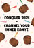 2024 Card - Conquer Like Kanye - Happy New Year created by Lisa Wardle
