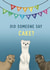 Cheeky Birthday Card - for a Ferret Loving Friend - Did Someone Say Cake? created by Imogen Hunt