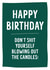 Funny Birthday Card - Careful Blowing out the Candles created by Gem Draws Stuff