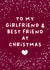 Heartfelt Christmas Card - Girlfriend and Bestfriend created by Cake For Breakfast