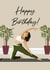 Namaste, Yoga Birthday card for your loved one created by BB Designs