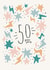 Pretty 50th Birthday Card - 50 Years Young created by Nicola Scott