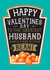 Funny Husband Valentines Card - Heinz Bean! created by la la la Designs