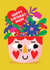 Cute Birthday Card - For Mum - Flower Pot created by NICHOLA COWDERY ILLUSTRATIONS