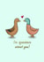 Cute Valentines Anniversary Punny Duck card created by Pippa Grace Design