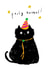 Cute Birthday Card - Cat - Party Animal! created by Cassie Howsley