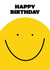 Happy Birthday Huge Smiley Face Card created by Jemma Rose Design