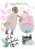 Pretty Illustrated Mothers Day Card - Wonderful Mum - Gardening created by Tigerlily