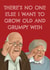 Funny Anniversary Card - Growing Old and Grumpy created by AbiGoLucky
