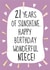 Cute 21st Birthday Card - For Wonderful Nieces! created by Amy Munro