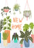 Pretty Illustrated New home card - for plant lover created by Stephanie Webb-Bowen