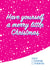 Funny Christmas card - Have yourself a merry little Christmas - with gin! created by THIS MAMA DOES