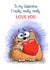 Cute card for the one you love l created by Scribbly Diddly