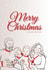 Cute Christmas Card for Family - Merry Christmas and a Happy New Year created by Yvonne Blake